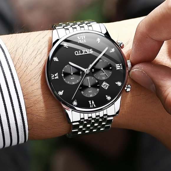 9-2 OLEVS Sport Waterproof Luminous Watch - Picture 1 of 8